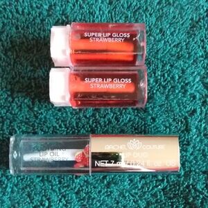 Super Lip Gloss Duo - Strawberry Red
